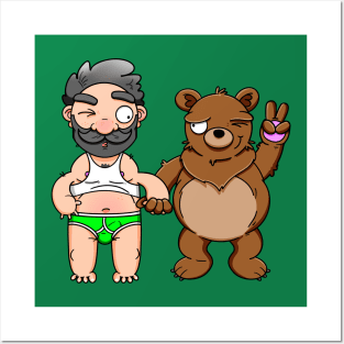 Bear Lover (No Text) Posters and Art